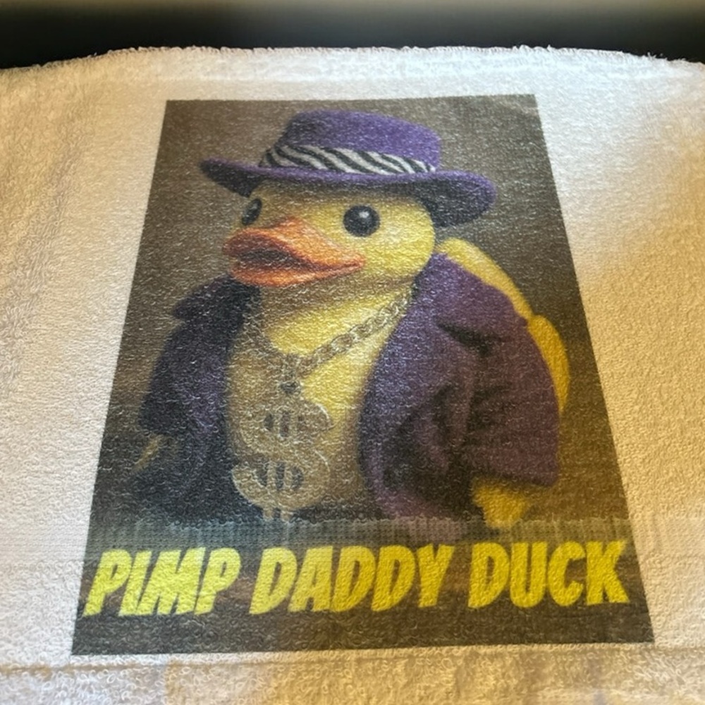 Pimp Daddy Duck Towel